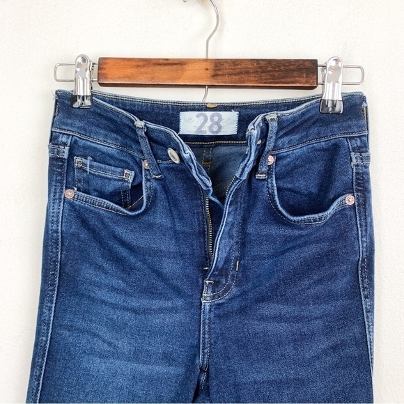 Free People We the Free Dark Wash Denim High Waisted Jeans Sz 24 - Picture 5 of 9